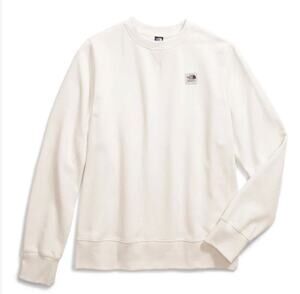 The North Face Cream Heritage Patch Crew Sweatshirt  womens Size Medium neutral